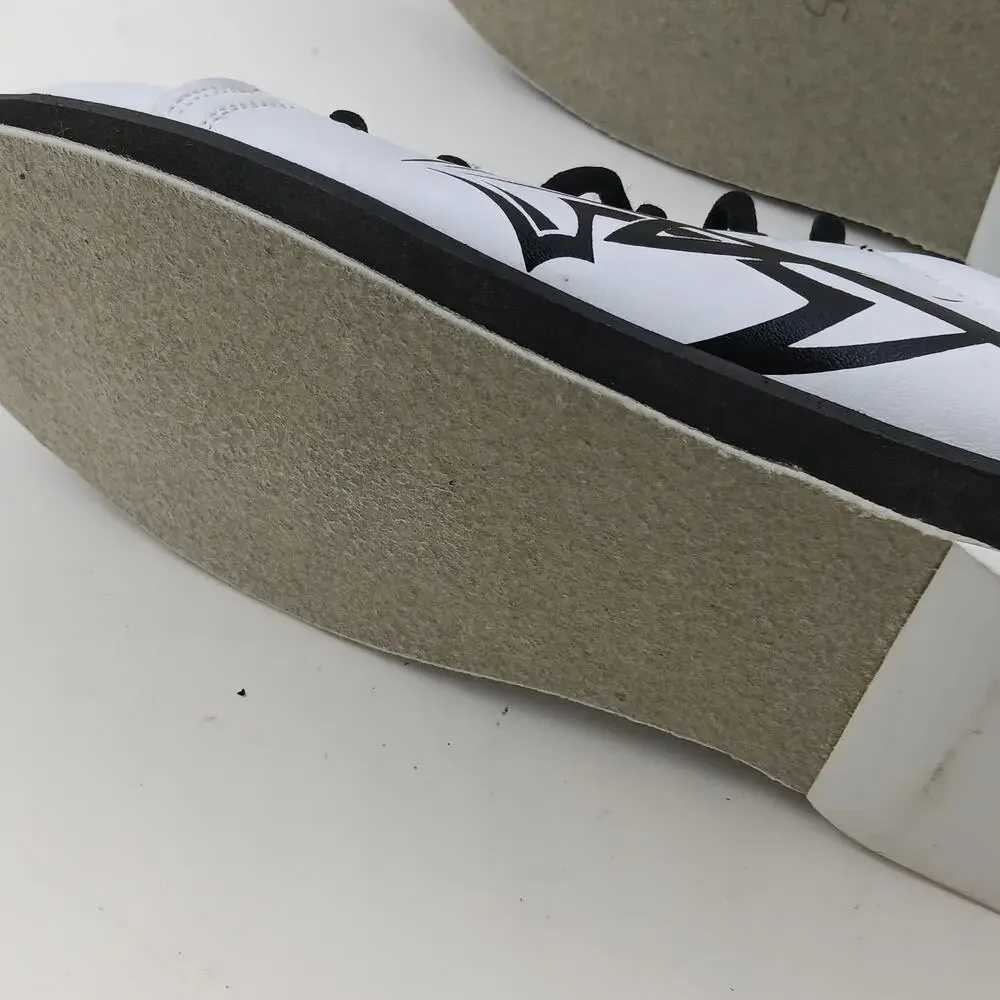 Pyramid Action Tribal Shoes Mens Size 10.5 White Bowling Sneakers Low Top